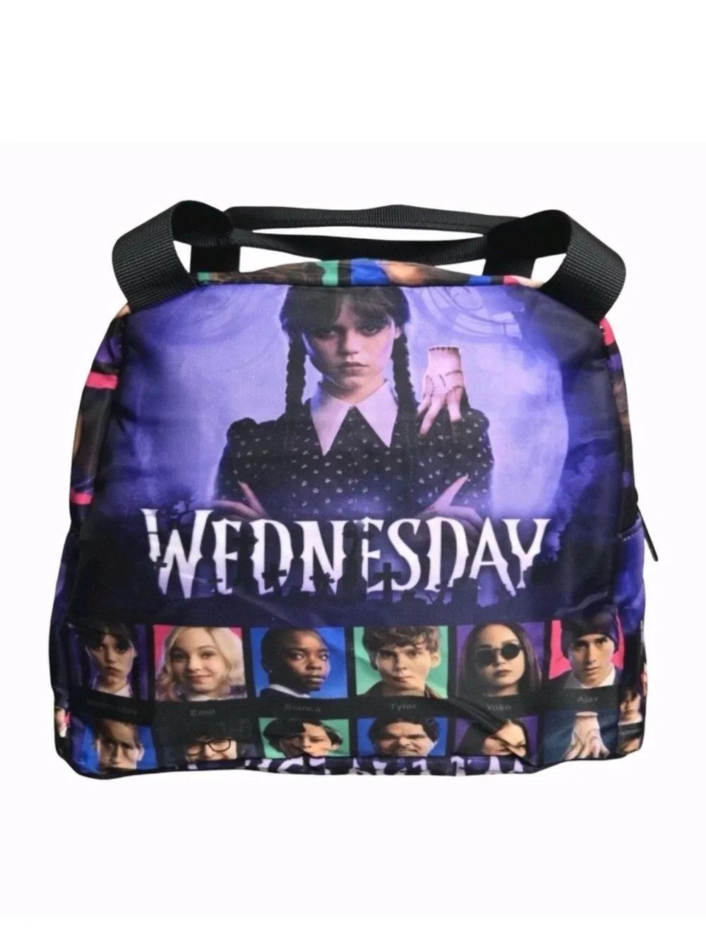 New Wednesday Addams & Friends Lunch Bag Tote Bag Insulated Lunch Box